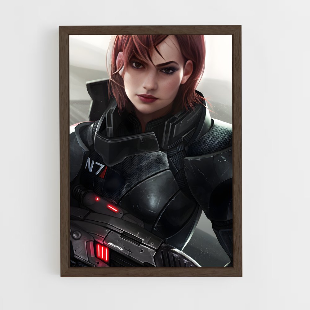 Poster Femme de l'Avant-garde – affiche Mass effect (vue 5)